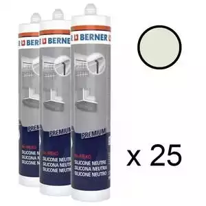 Silicone berner neutre alcoxy SNJF Premium Ivoire 1 carton (25 unités)