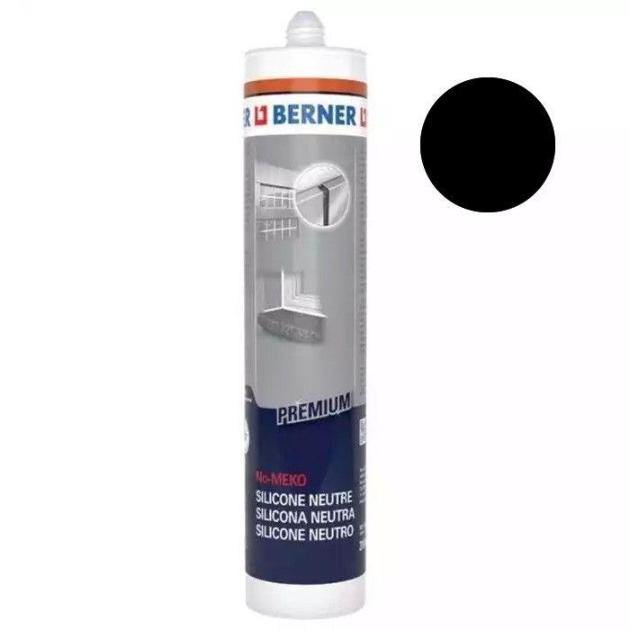 Acheter Silicone berner neutre alcoxy SNJF Premium Noir 1 cartouche - Ma Menuiserie Française