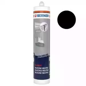 Silicone berner neutre alcoxy SNJF Premium Noir 1 cartouche